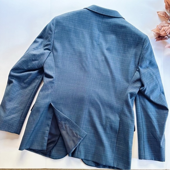 Emporio Armani G Line Deco Blue Suit 100% Virgin Wool - Picture 9 of 16